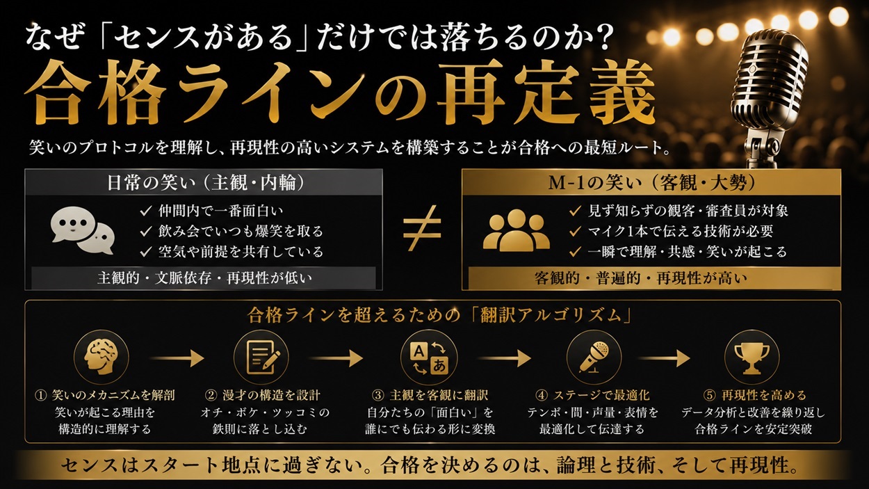 合格ラインの再定義